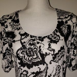 Ralph Lauren black and white printed shirt